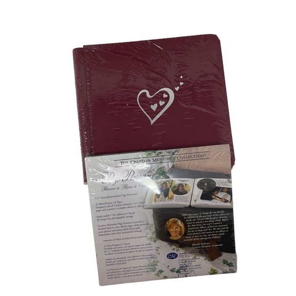 Creative Memories Red Heart Album with pages & protectors - Picture 8 of 8